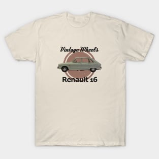 Vintage Wheels - Renault 16 T-Shirt